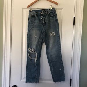 Urban outfitters BDG slim straight ripped jeans- size 24